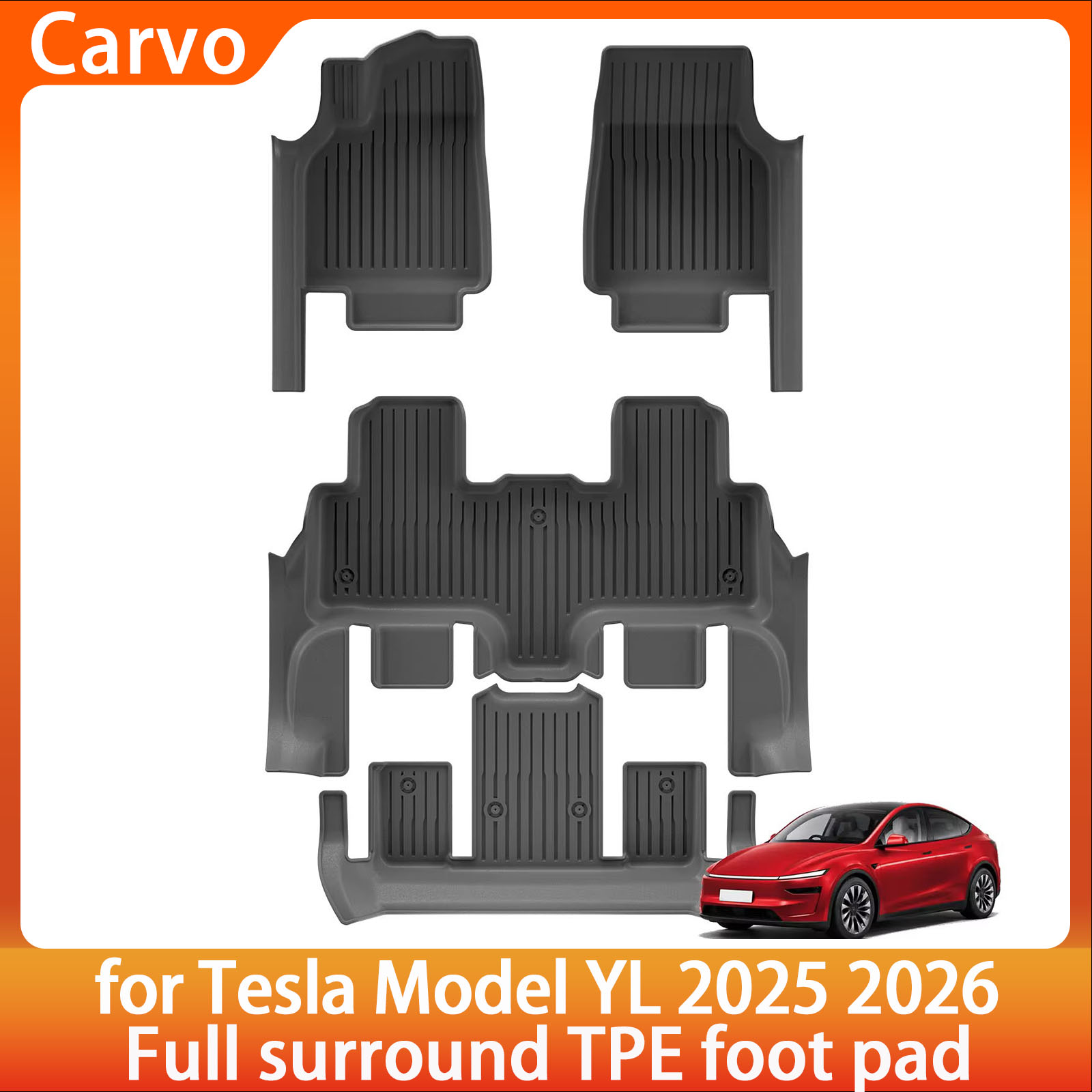 Car Floor Mat - for Tesla Model Y L 6