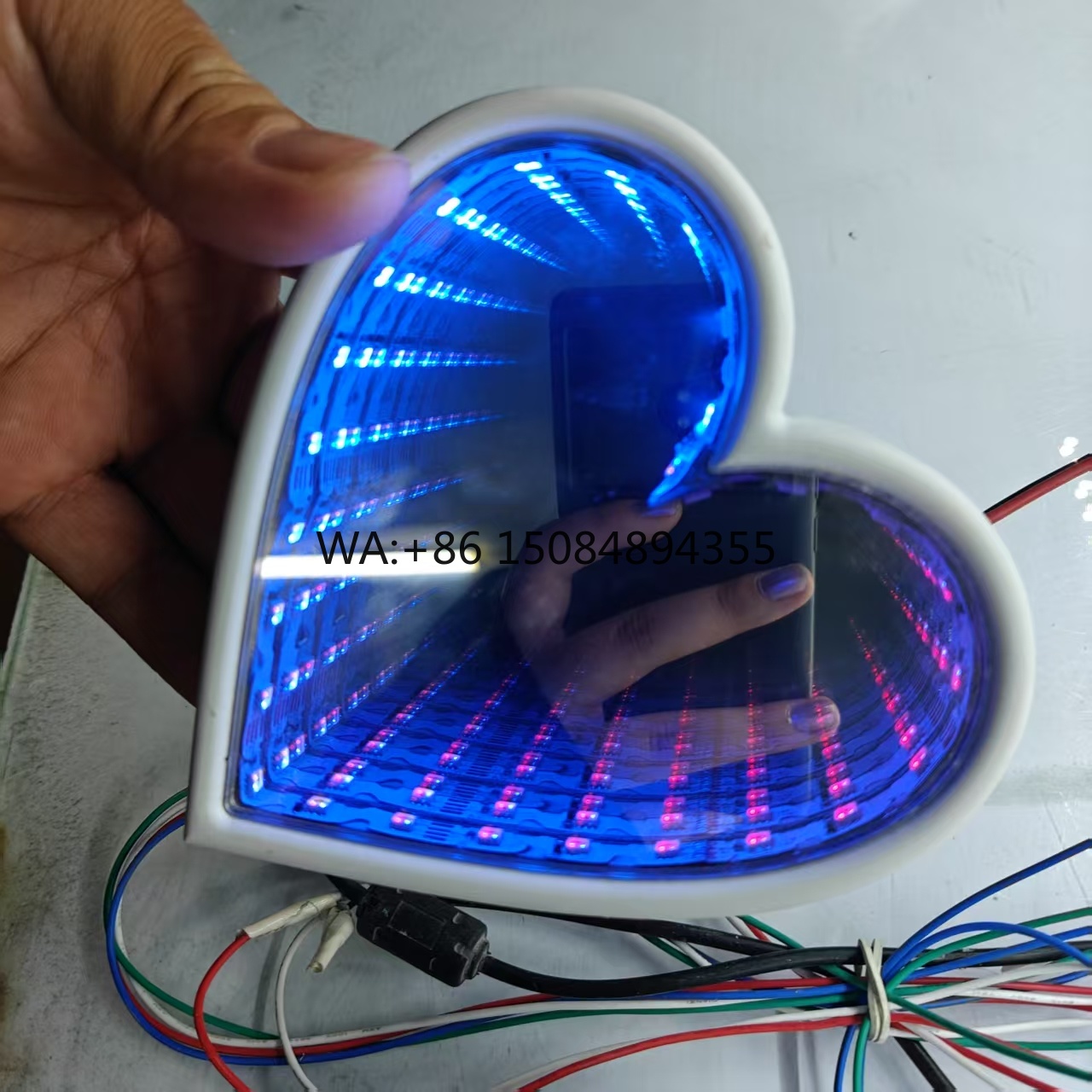 3D Multi-Color Infinity Mirror - đánh giá và giá Car Mirror