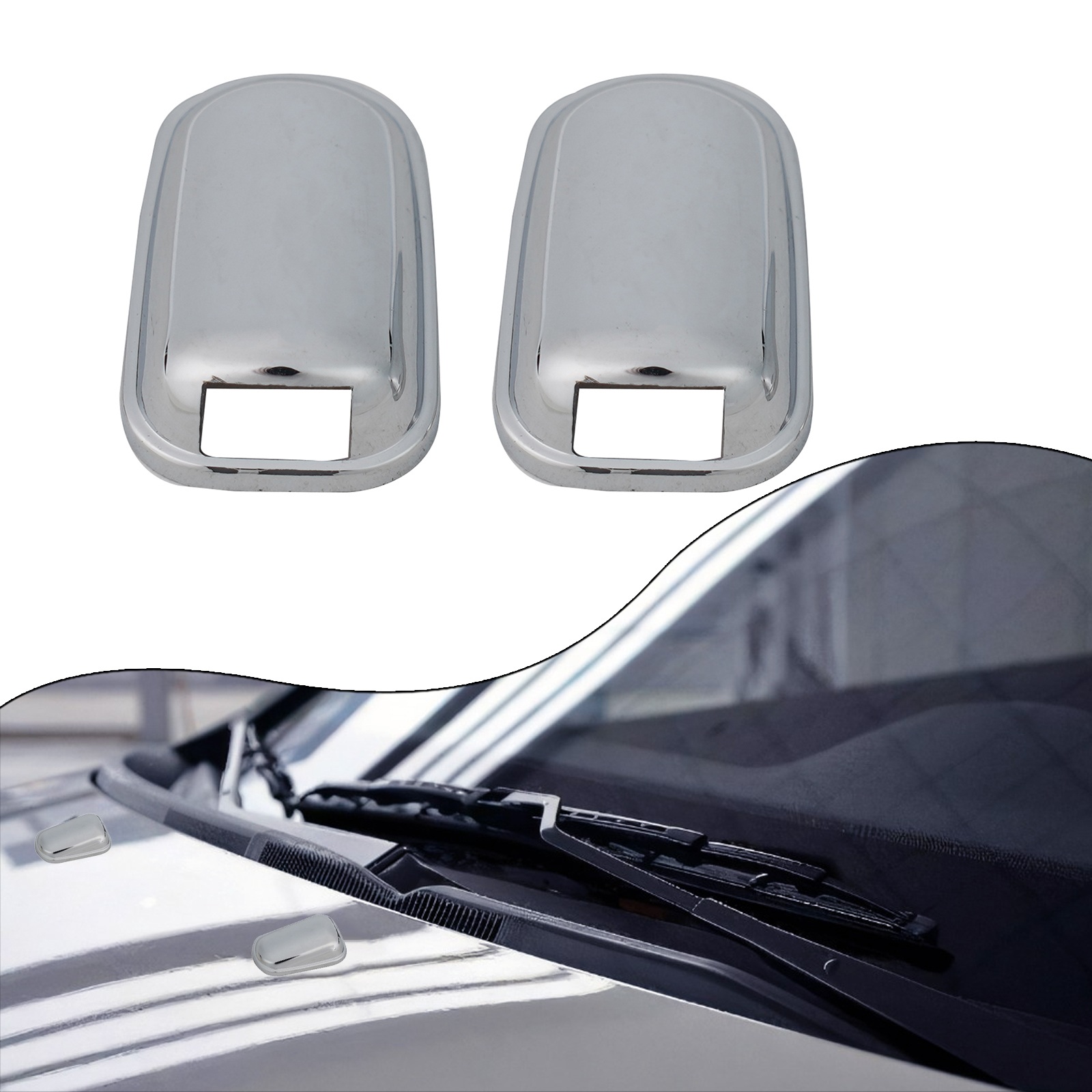 2 Pcs Car Chrome Windshield Wa - đánh giá và giá Car Wiper